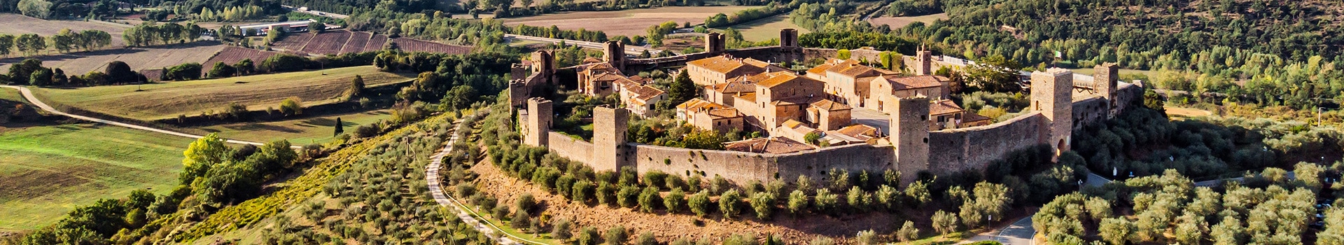 April in **Monteriggioni**