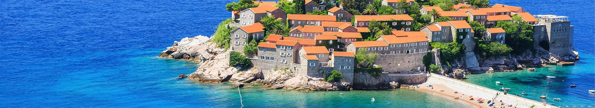 January in **Sveti Stefan**