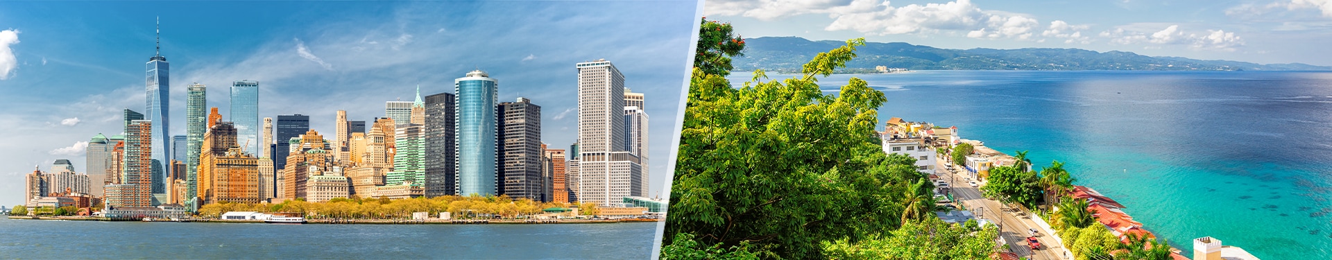 New York and Montego Bay