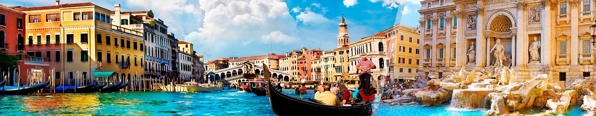 Rome and Venice by plane