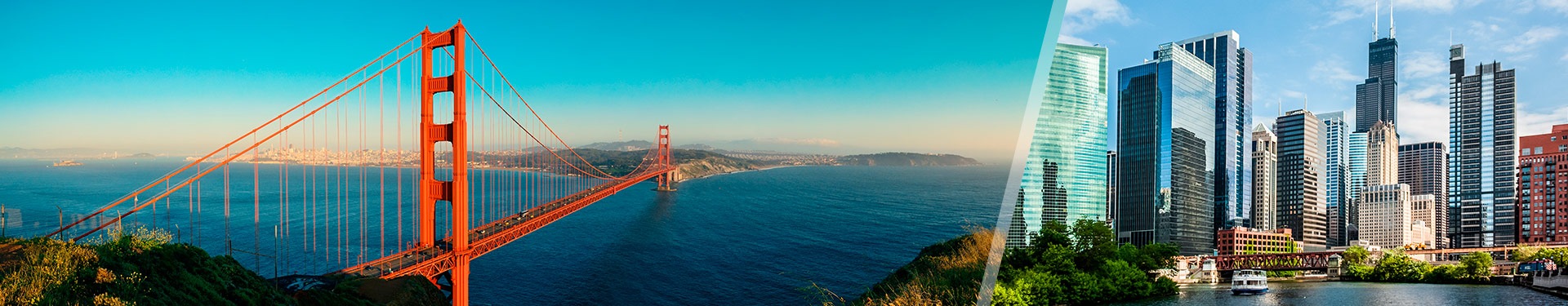 San Francisco and Chicago