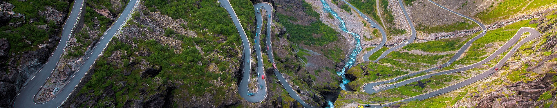 Route through the Norwegian Fjords