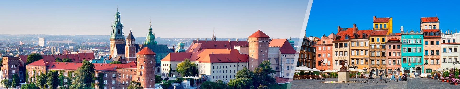 Krakow and Warsaw