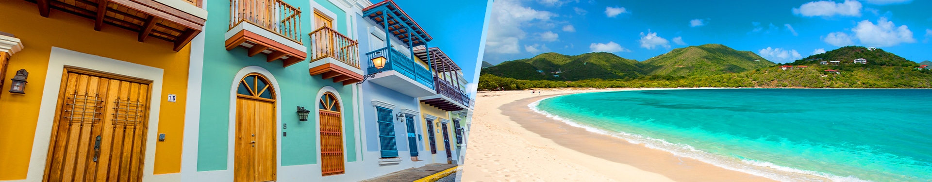 San Juan and Tortola
