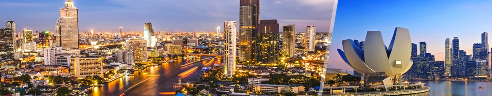 Bangkok and Singapore