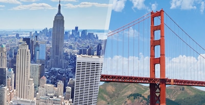 New York and San Francisco New York and San Francisco