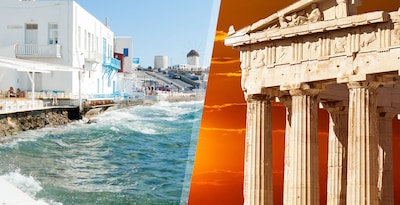 Athens and Paros by plane Athens and Paros by plane