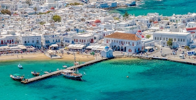 Athens, Mykonos and Santorini by plane Athens, Mykonos and Santorini by plane