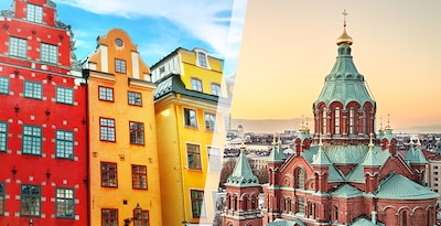 Stockholm and Helsinki by plane Stockholm and Helsinki by plane