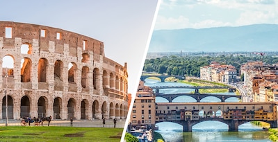 Rome and Florence by plane Rome and Florence by plane