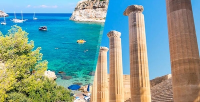 Rhodes and Chalkidiki by plane Rhodes and Chalkidiki by plane