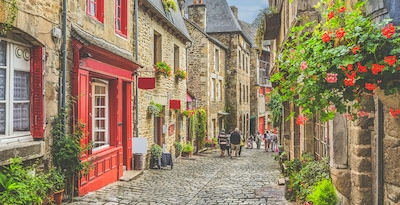 Route through Normandy, Brittany and the Loire Valley Route through Normandy, Brittany and the Loire Valley