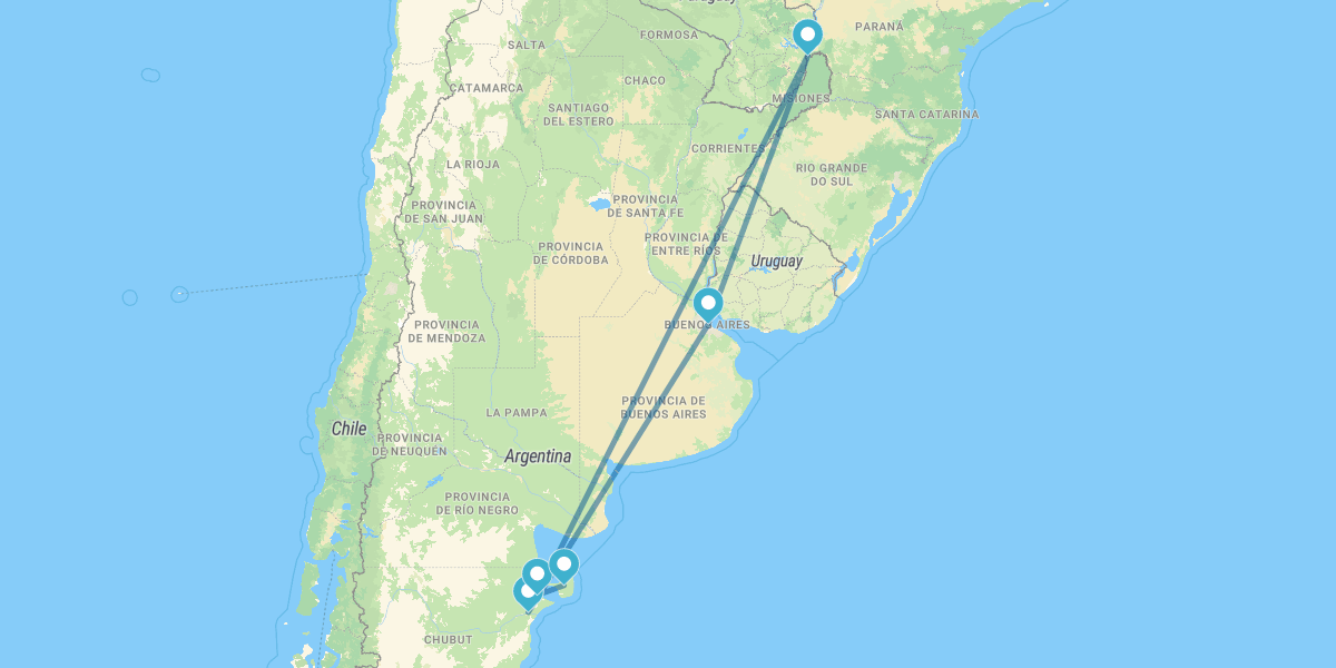 Buenos Aires, Valdés Peninsula and Iguazú