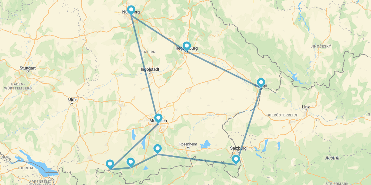 Route through Bavaria II