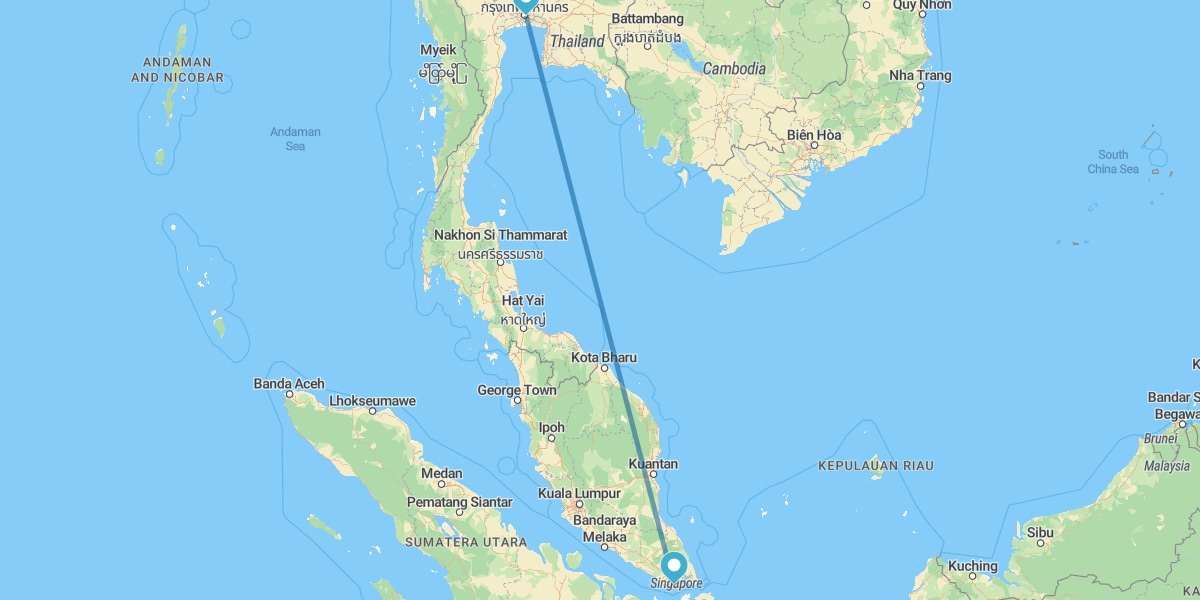 Bangkok and Singapore