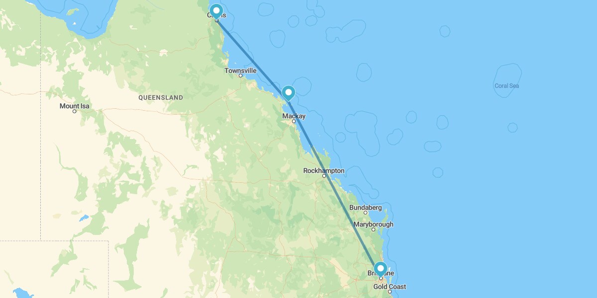 Brisbane, Hamilton Island and Cairns