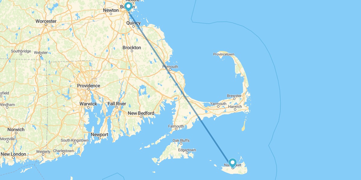 Boston and Nantucket