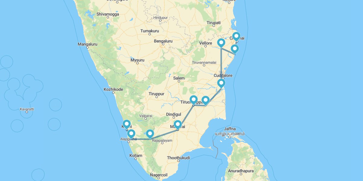 South India and Periyar Lake