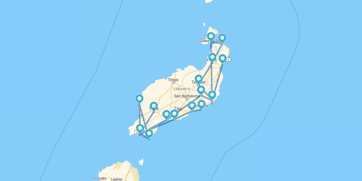 Volcano Island's Route