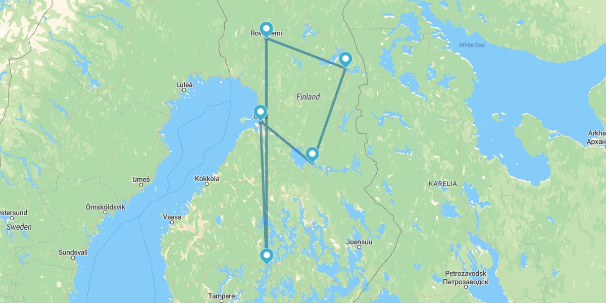 Finnish Lapland Route