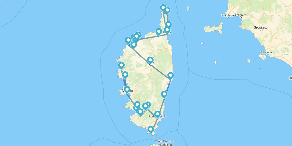 Route around the Isle of Beauty