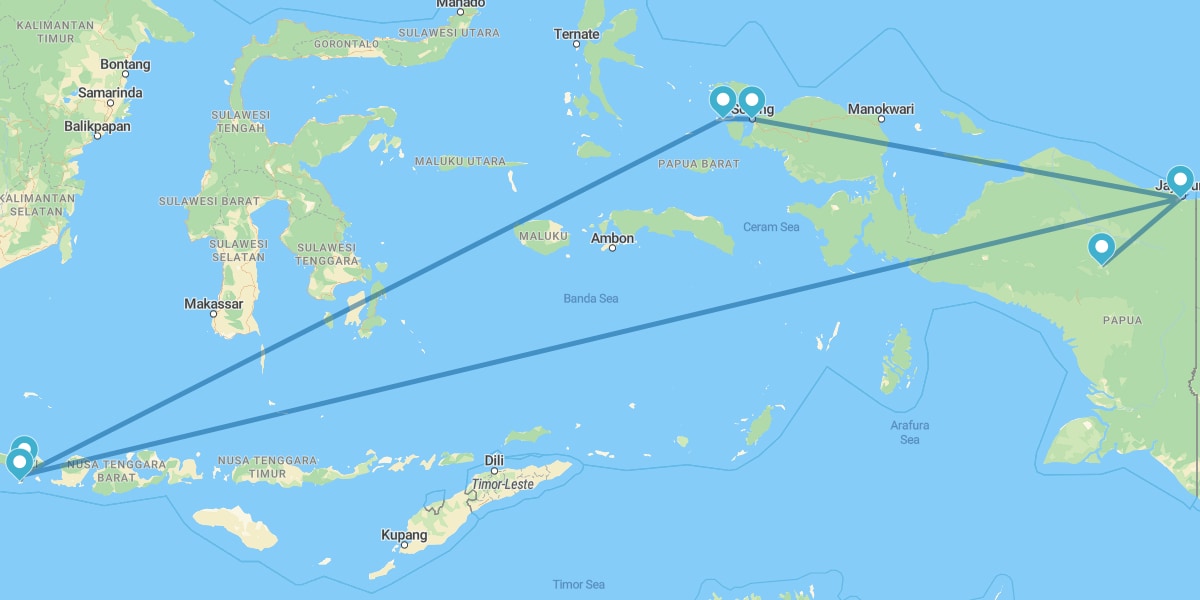 Bali, Papua and Raja Ampat