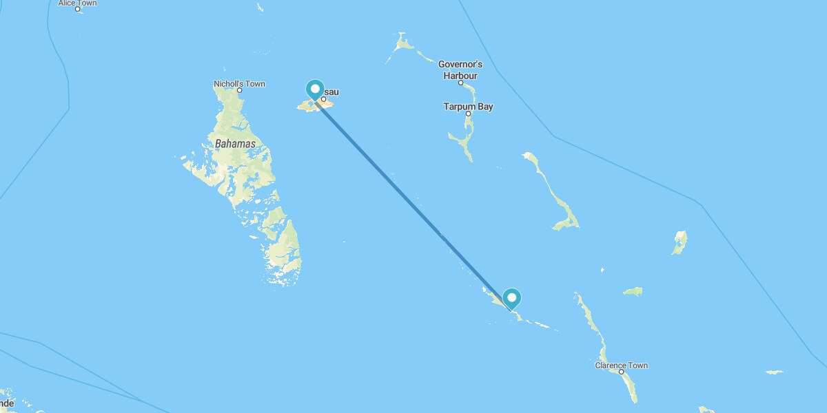 New Providence and Great Exuma