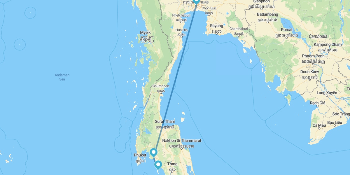 Bangkok, Krabi and Koh Lanta