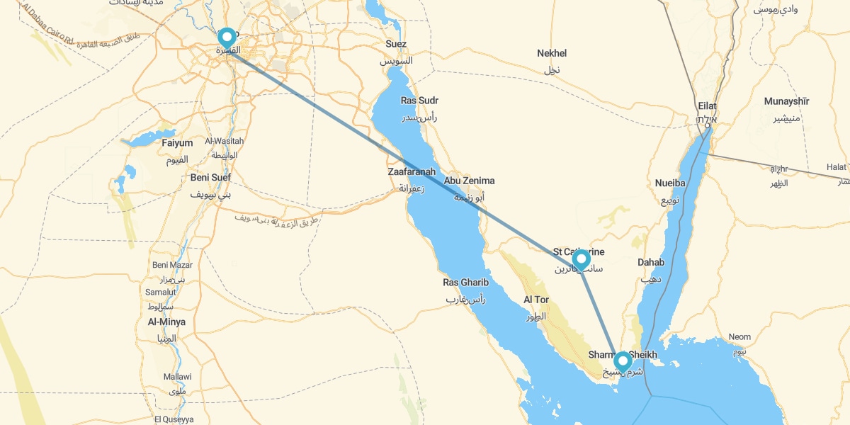 Cairo, Saint Catherine and Sharm El Sheikh