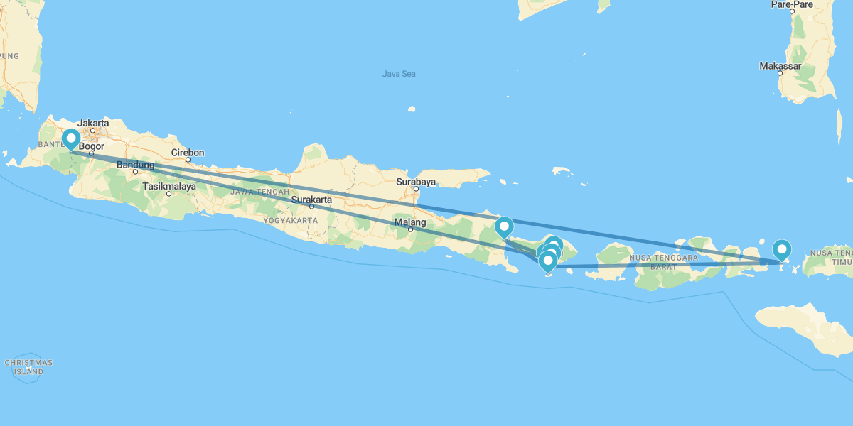 Bali, Ijen Volcano and Komodo