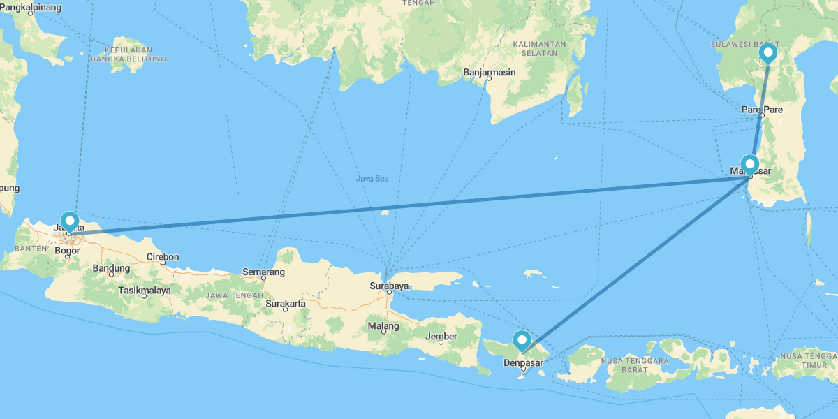 Sulawesi and Bali