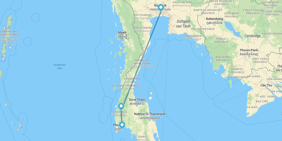 Bangkok, Khao Sok and Koh Yao Noi / Koh Yao Yai