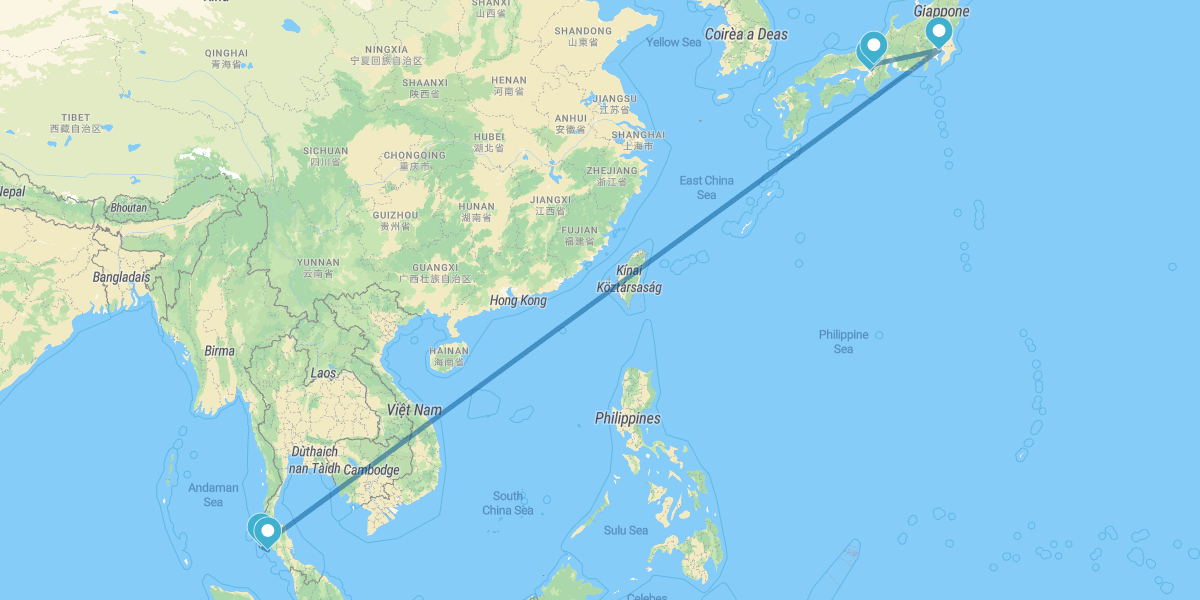 Osaka, Kyoto, Tokyo, Phuket and Phi Phi