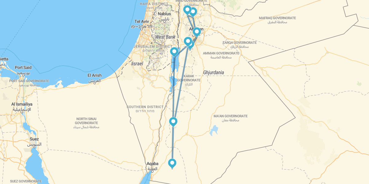 Jordan Special with Wadi Rum and Dead Sea