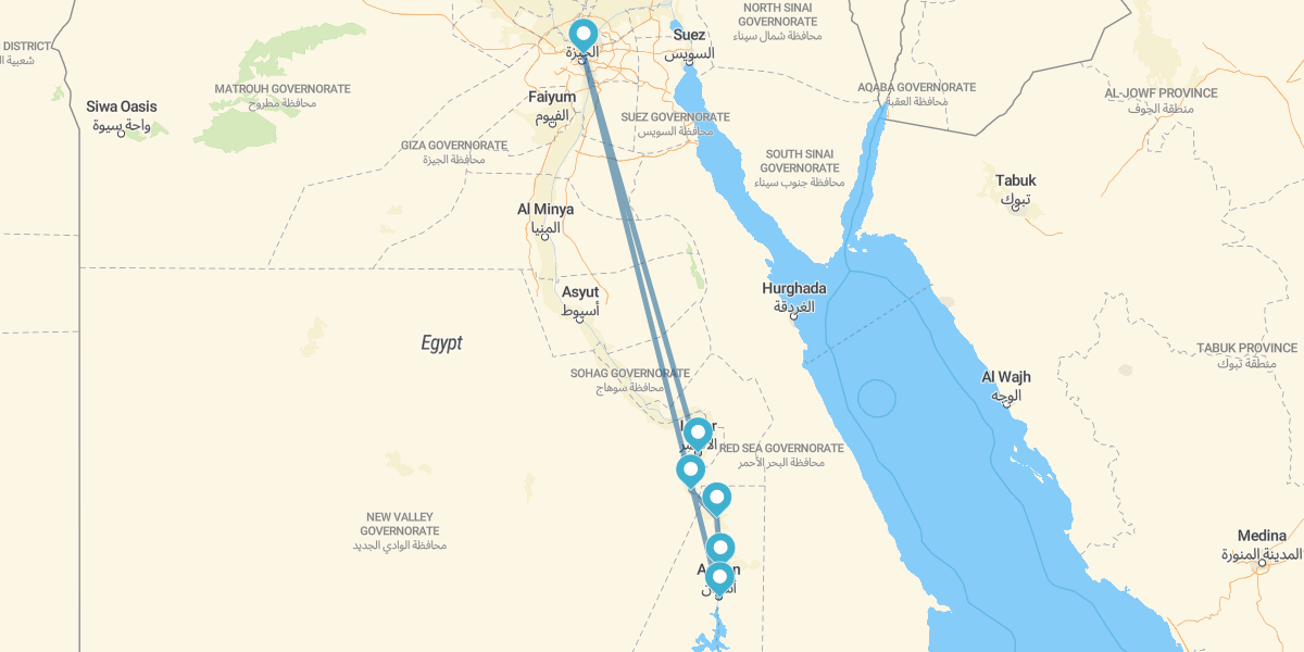Cairo and 4-night Dahabiya Cruise