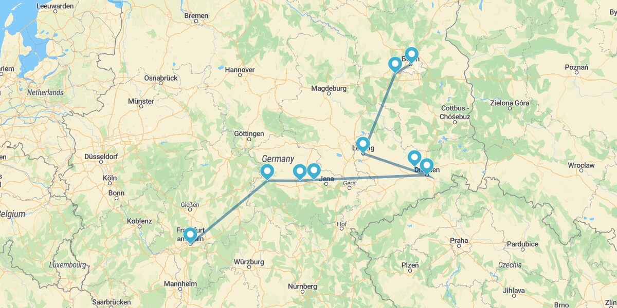 Route of Brandenburg, Saxony and Thuringia