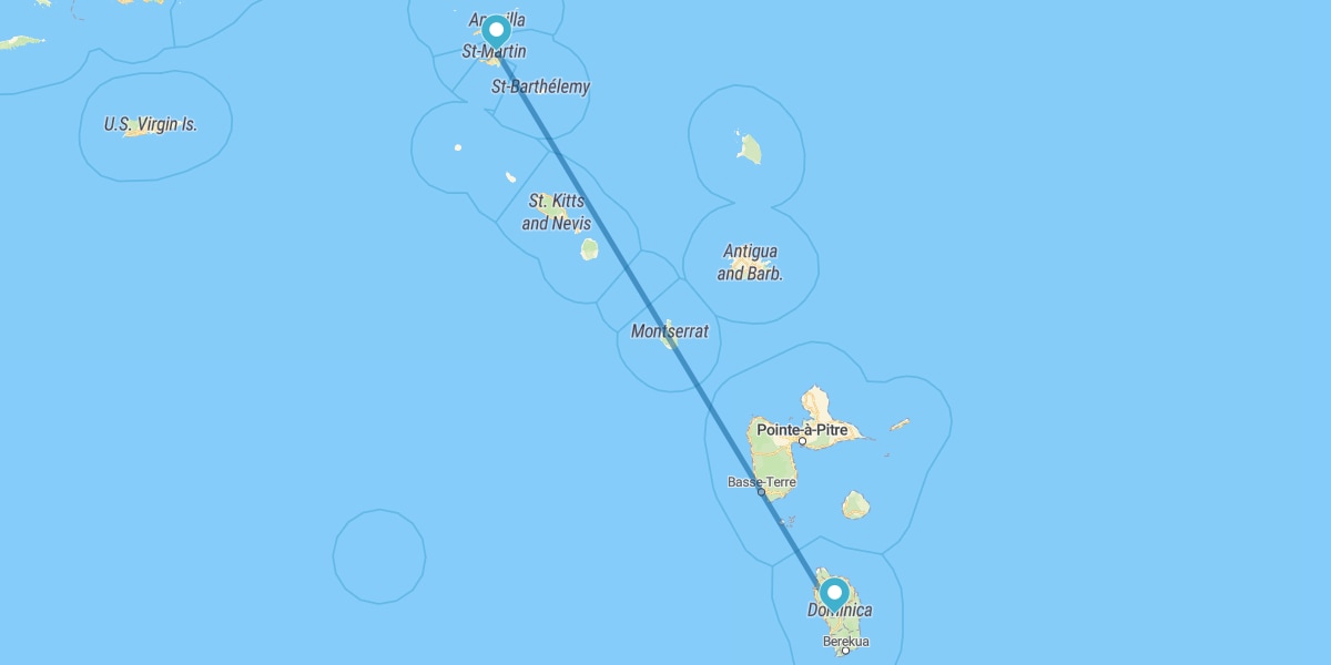 Dominica and Saint Martin