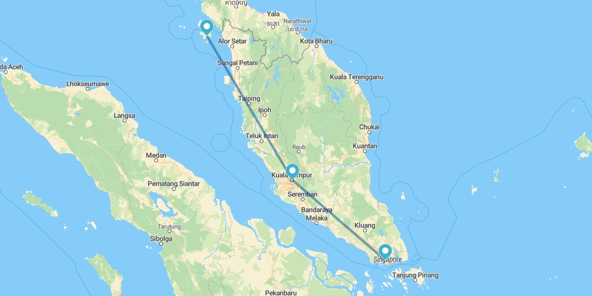 Singapore, Kuala Lumpur and Langkawi