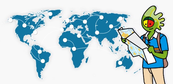 Routes map