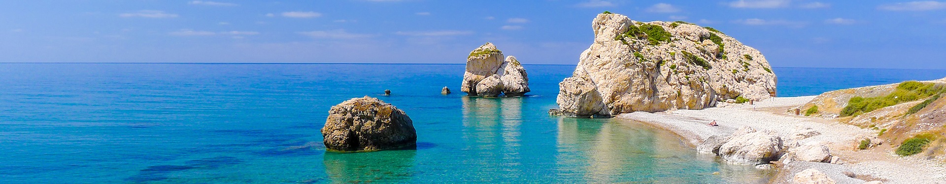 Route around the Island of Aphrodite, the goddess who rose from the sea