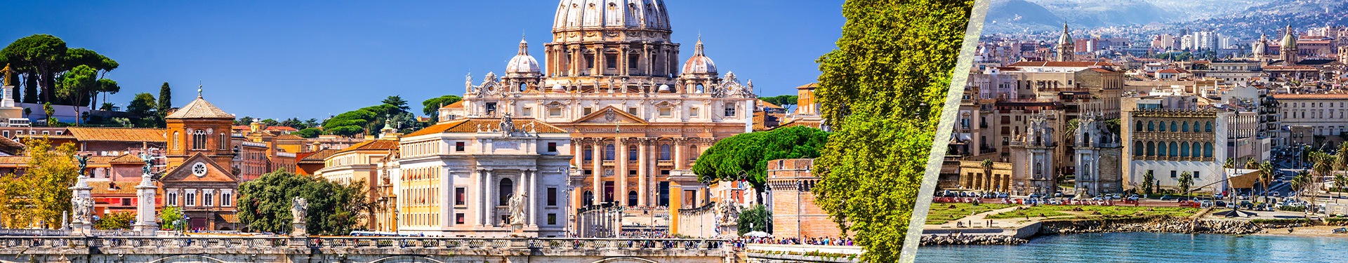 Rome and Palermo by plane