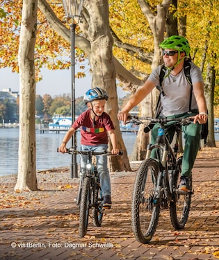 Cycling through Berlin