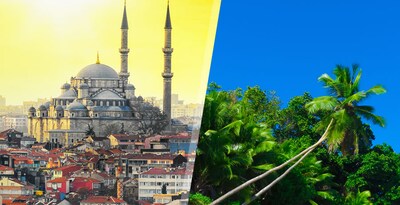 Istanbul and Seychelles