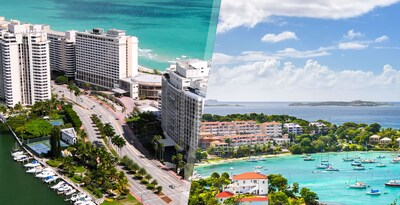 Miami and Saint Thomas