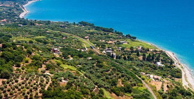 Route through the Calabria Region