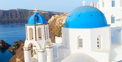 The Peloponnese, Meteora Monasteries and Santorini Route