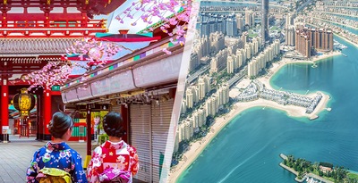 Tokyo and Dubai