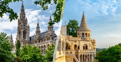 Vienna and Budapest by plane