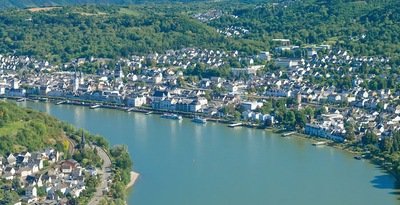 Route throgh the Rhine Valley Region