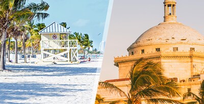 Miami and San Juan